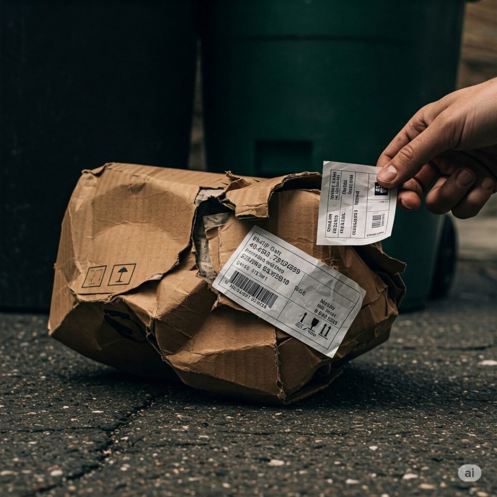 efillooc post blog delivery box scam