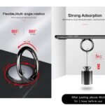 efillooc licheers mobile phone finger ring holder kick stand