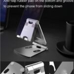 efillooc adjustable foldable smartphone stand aluminum alloy