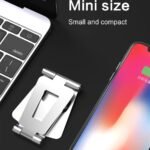 efillooc adjustable foldable smartphone stand aluminum alloy