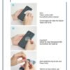 efillooc licheers mobile phone finger ring holder kick stand