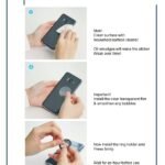 efillooc licheers mobile phone finger ring holder kick stand