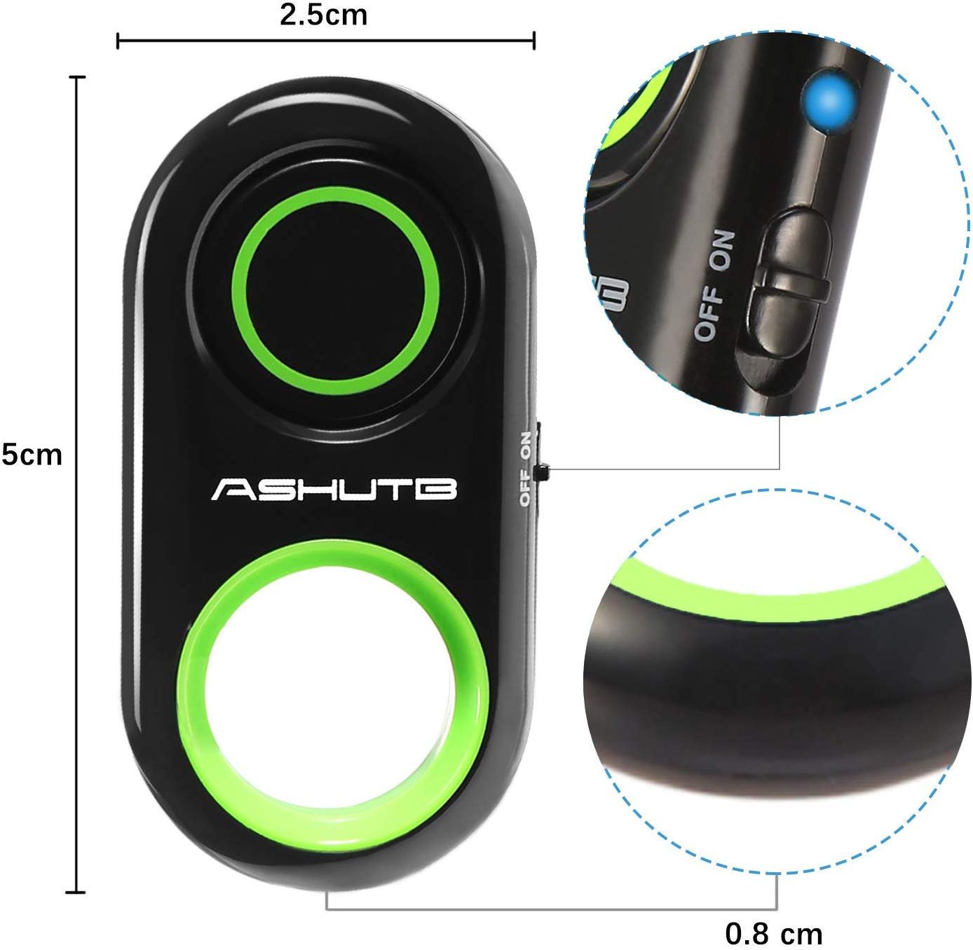 efillooc Bluetooth selfie remote ab shutter