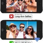 efillooc Bluetooth selfie remote ab shutter