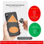 efillooc licheers mobile phone finger ring holder kick stand