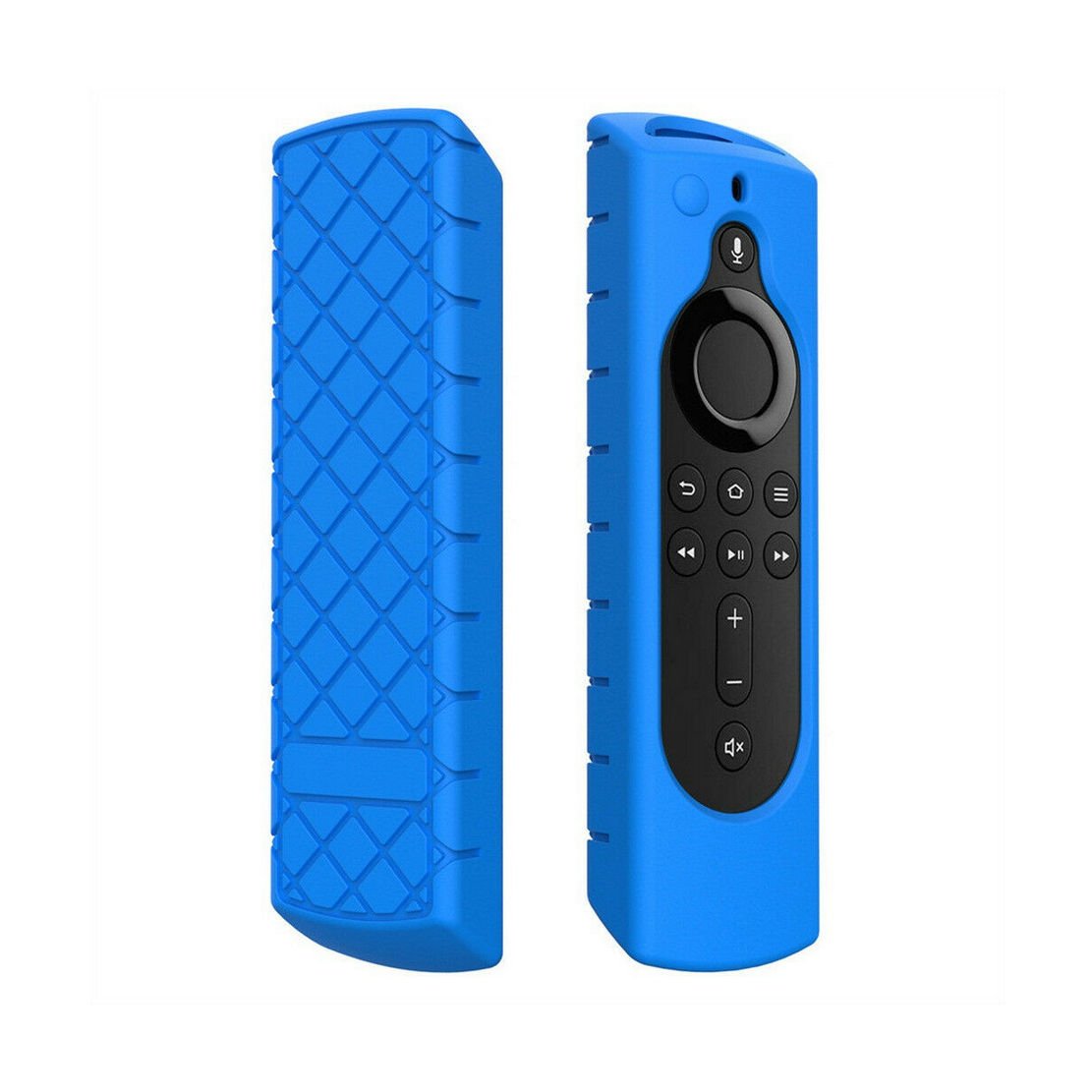 Efillooc 4K Thick Armour Silicone Case for Amazon Fire TV Stick Remote with Vol Buttons 2GEN