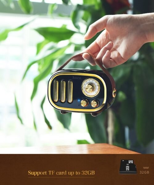 Efillooc Hoco BS16 bluetooth speaker with FM TF card
