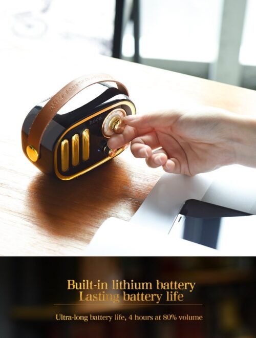 Efillooc Hoco BS16 bluetooth speaker with FM TF card