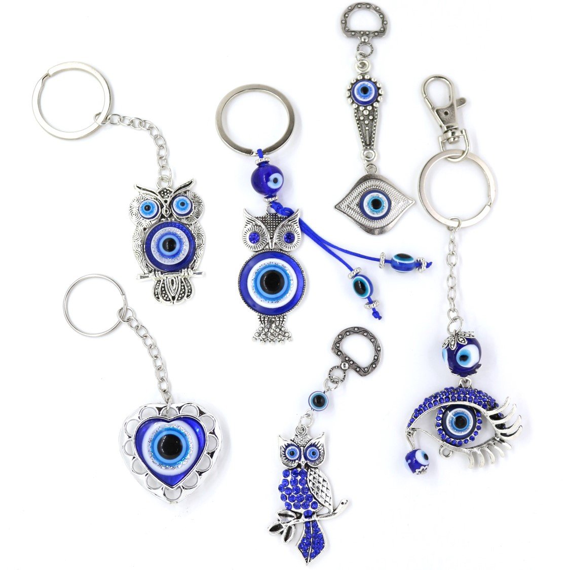 efillooc evil eye keychain pendant charm turkish nazar