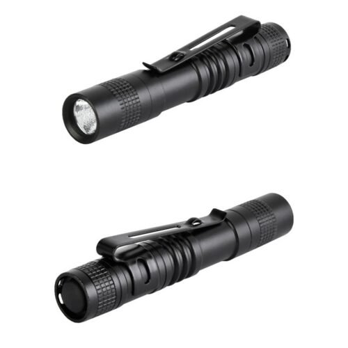 efillooc Mini Cree LED Torch Pocket Flashlight with Clip