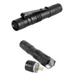 efillooc Mini Cree LED Torch Pocket Flashlight with Clip