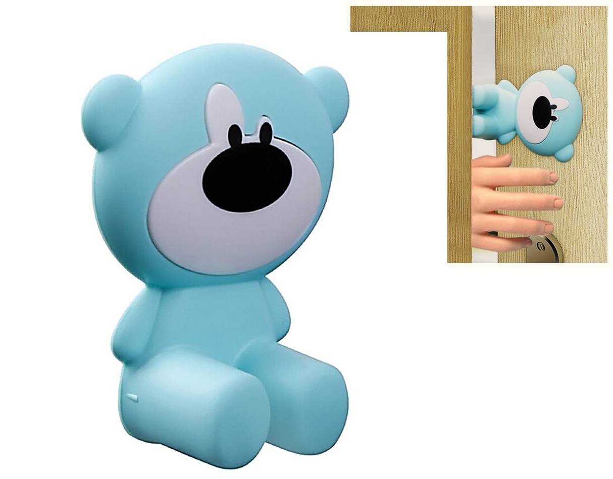 efillooc baby door stopper safety finger guard efillooc door stopper bear shape that fits on the door