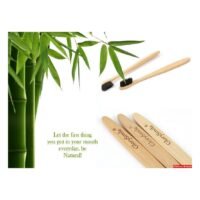 efillooc Glorysmile Natural Bamboo Tooth Brush Set of 4 adult soft