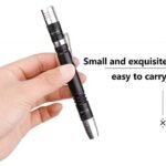 efillooc cree led flashlights doctor UV and white 2 AAA battery