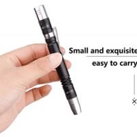 efillooc cree led flashlights doctor UV and white 2 AAA battery