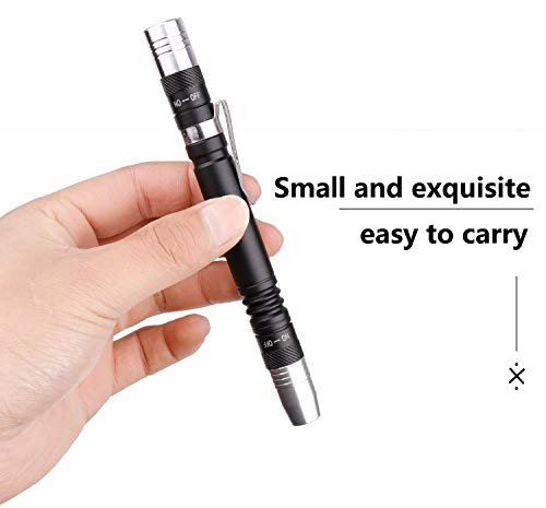 efillooc cree led flashlights doctor UV and white 2 AAA battery