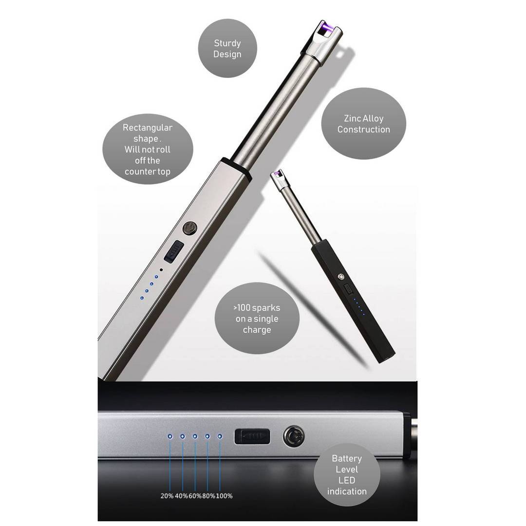 Egalites Rechargeable Kitchen Gas Lighter Arc Pulse USB