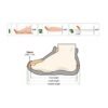 efillooc Baby first walker booties shoe socks anti-slip