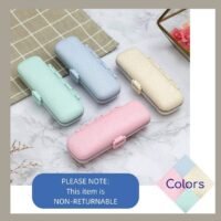 Efillooc wheat straw pill box with 7 compartments