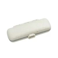 Efillooc wheat straw pill box with 7 compartments