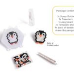 Efillooc water fuse bead kit 12 color animals