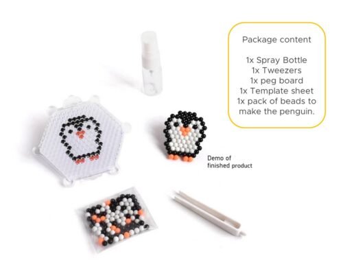 Efillooc water fuse bead kit 12 color animals