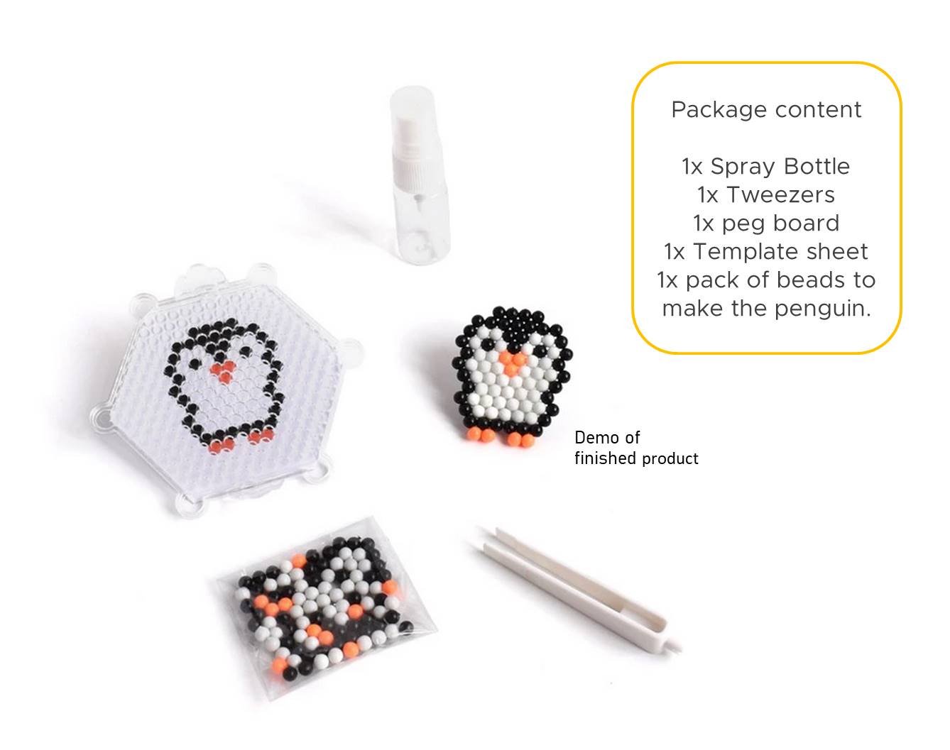 Efillooc water fuse bead kit (2) Efillooc water fuse bead kit 12 color animals