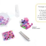 Efillooc water fuse bead kit 12 color animals