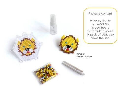 Efillooc water fuse bead kit 12 color animals