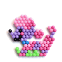 Efillooc water fuse bead kit 12 color animals
