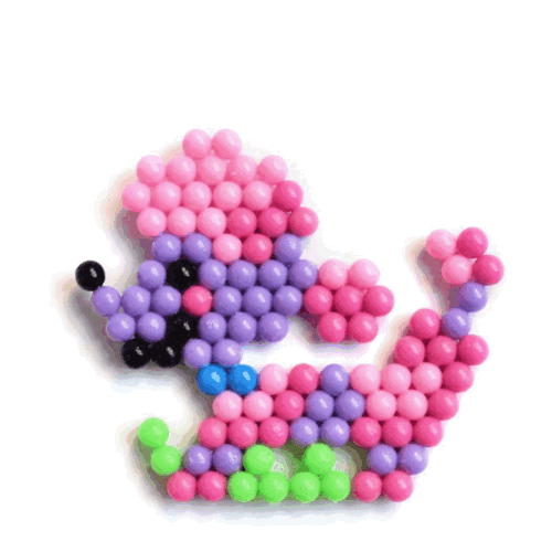 Efillooc water fuse bead kit 12 color animals