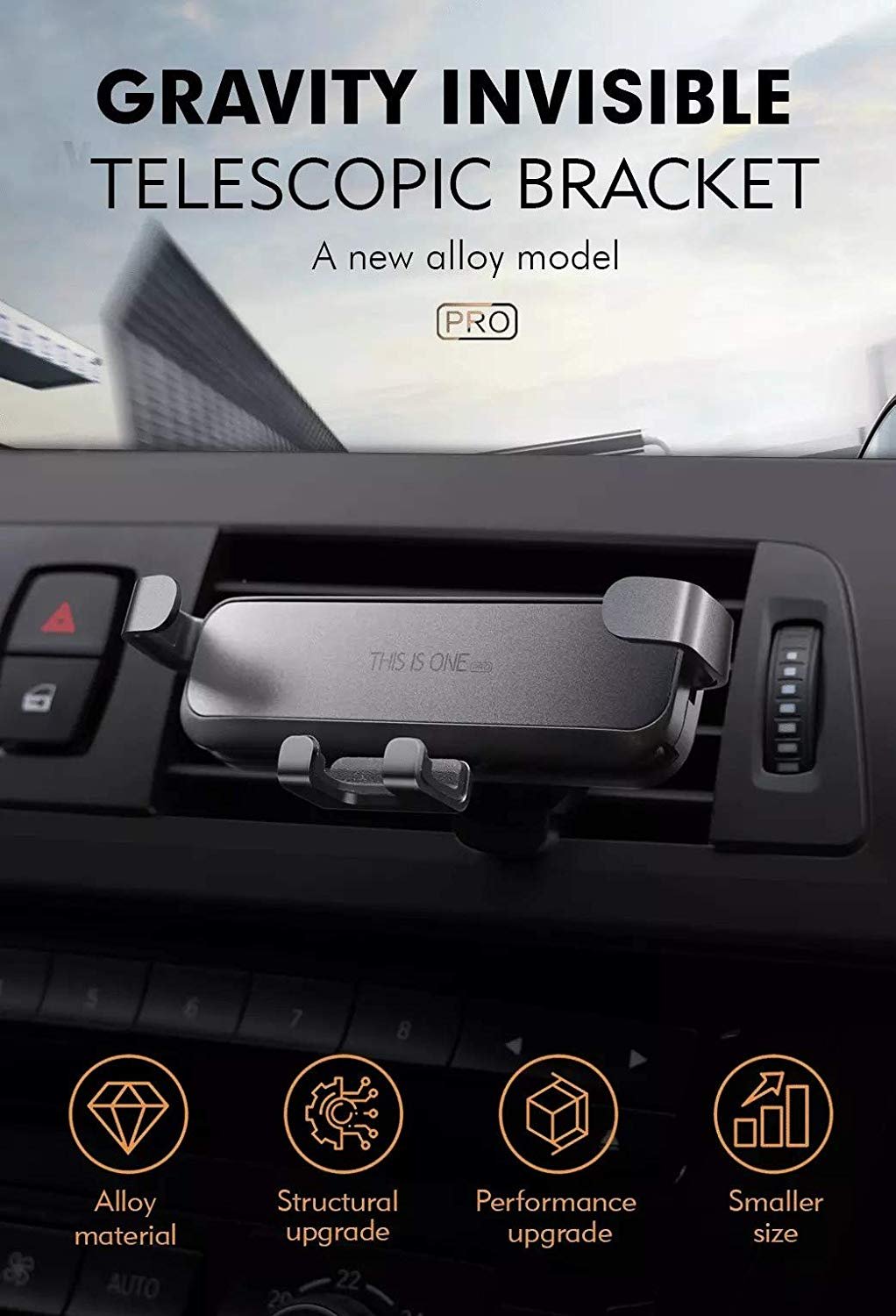 mn 8 efillooc TIO Pro Car Air Vent Holder for Smartphones