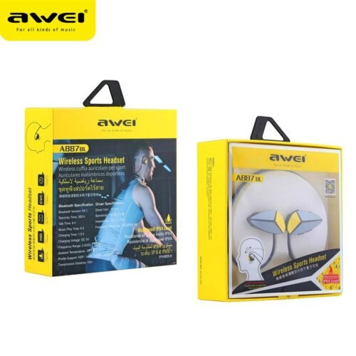 efillooc awei Bluetooth headset neckband