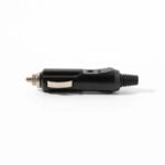 efillooc 12v car socket male plug with fuse LED 5A 60W