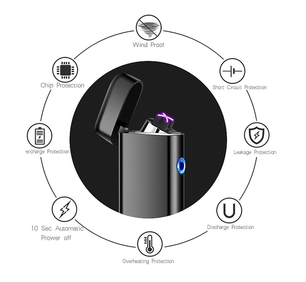 efilites usb arc lighter rechargeable