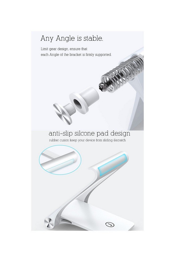 efillooc folding moble desk stand (4) efillooc Foldable, Portable, Tablet/Phone Stand. Compatible Phone Holder for iPhone, Android, Samsung, OnePlus, Xiaomi, Oppo, Vivo, Asus. Perfect for Bed, Office, Home, Gift and Desktop