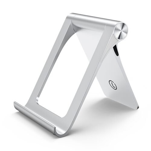 efillooc Foldable, Portable, Tablet/Phone Stand. Compatible Phone Holder for iPhone, Android, Samsung, OnePlus, Xiaomi, Oppo, Vivo, Asus. Perfect for Bed, Office, Home, Gift and Desktop