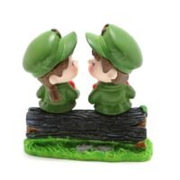 efillooc soldier couple figurine (1) efillooc figurine soldier couple on stump holding heart balloons