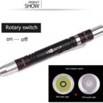 efillooc Mini Cree LED Torch Pocket Flashlight with Clip