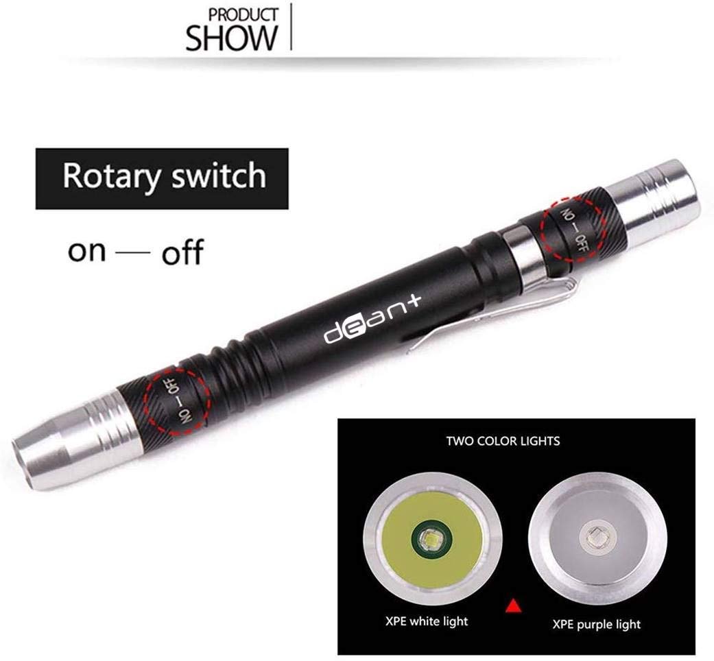 efillooc flashlight UV doctor (3) efillooc Mini Cree LED Torch Pocket Flashlight with Clip