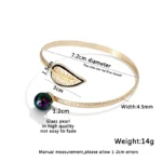Hawaiian bracelet for women with pearl Polynesian jewelry