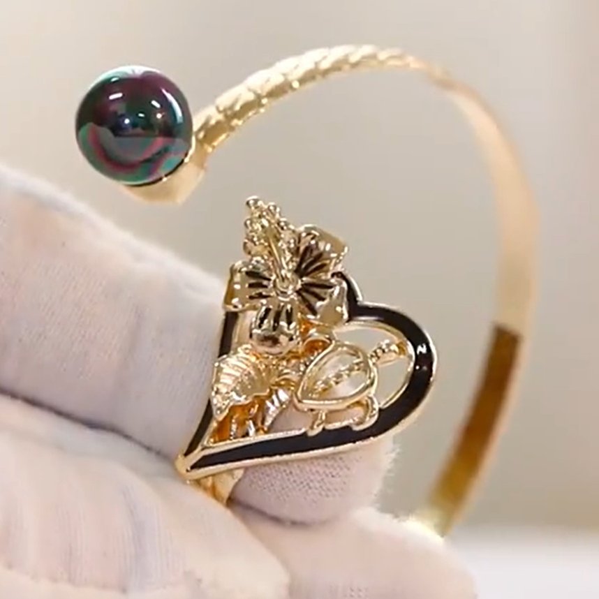 Hawaiian bracelet with pearl (3) Hawaiian bracelet for women with pearl Polynesian jewelry