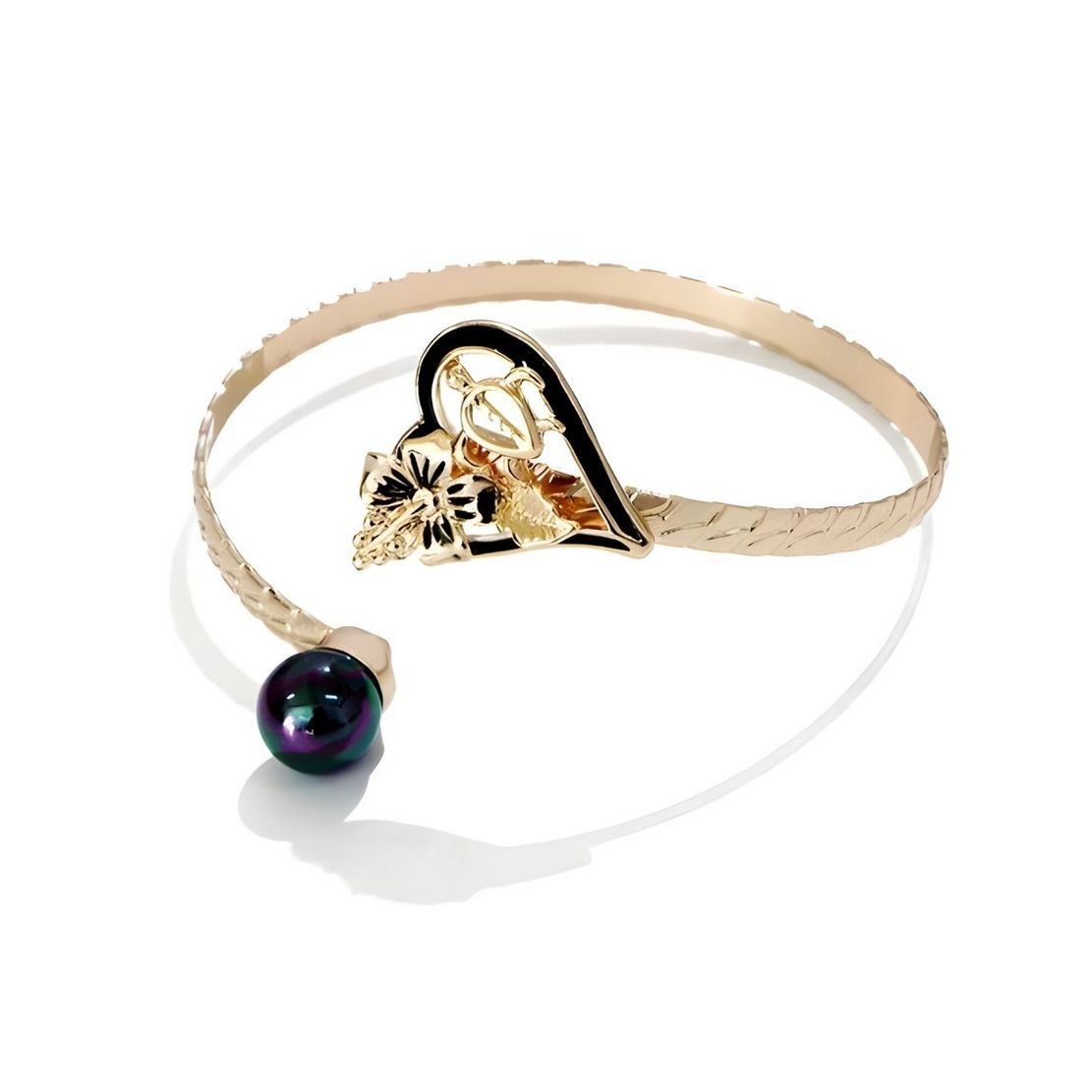 Hawaiian bracelet with pearl (4) Hawaiian bracelet for women with pearl Polynesian jewelry