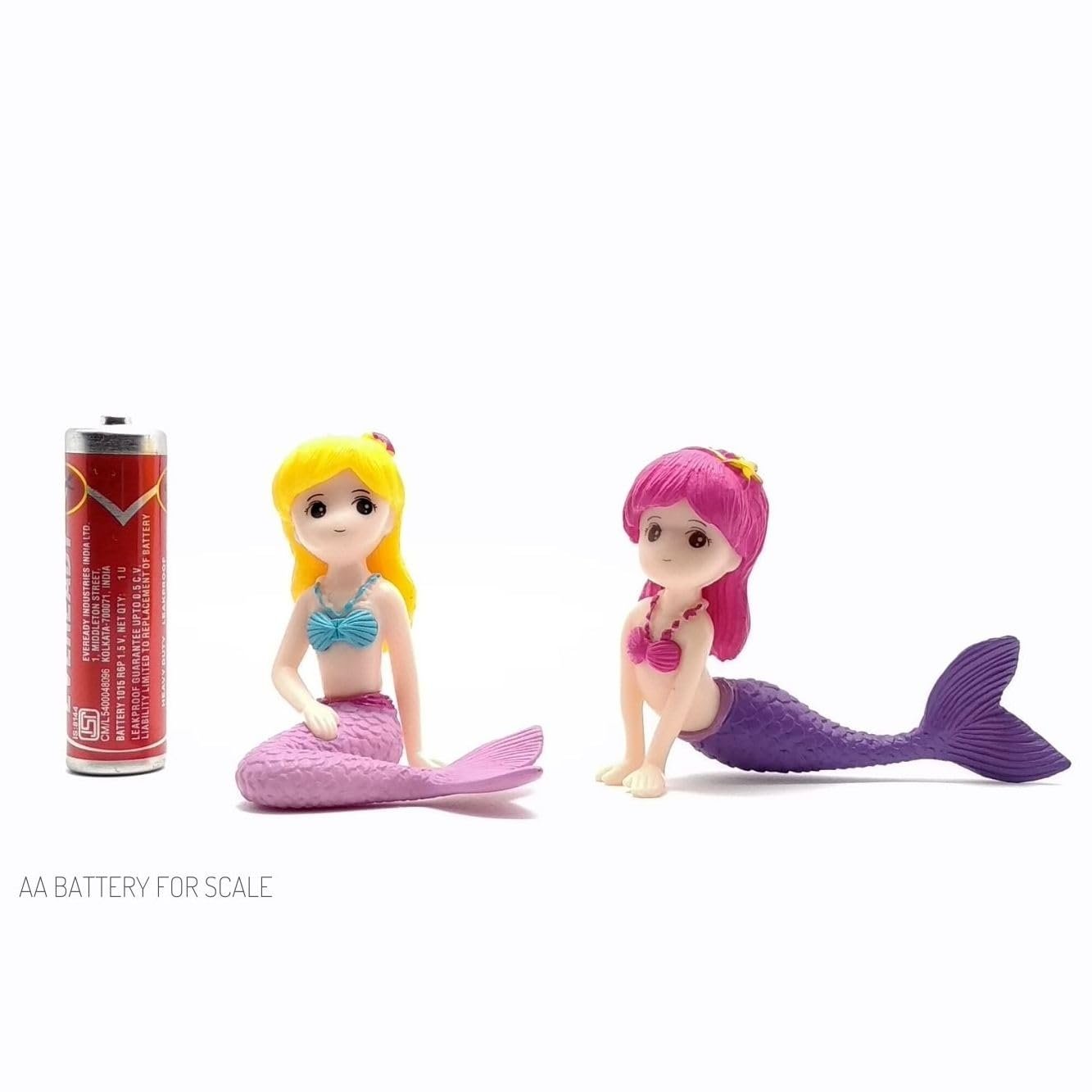 efillooc mermaid figurine decor car dashboard doll