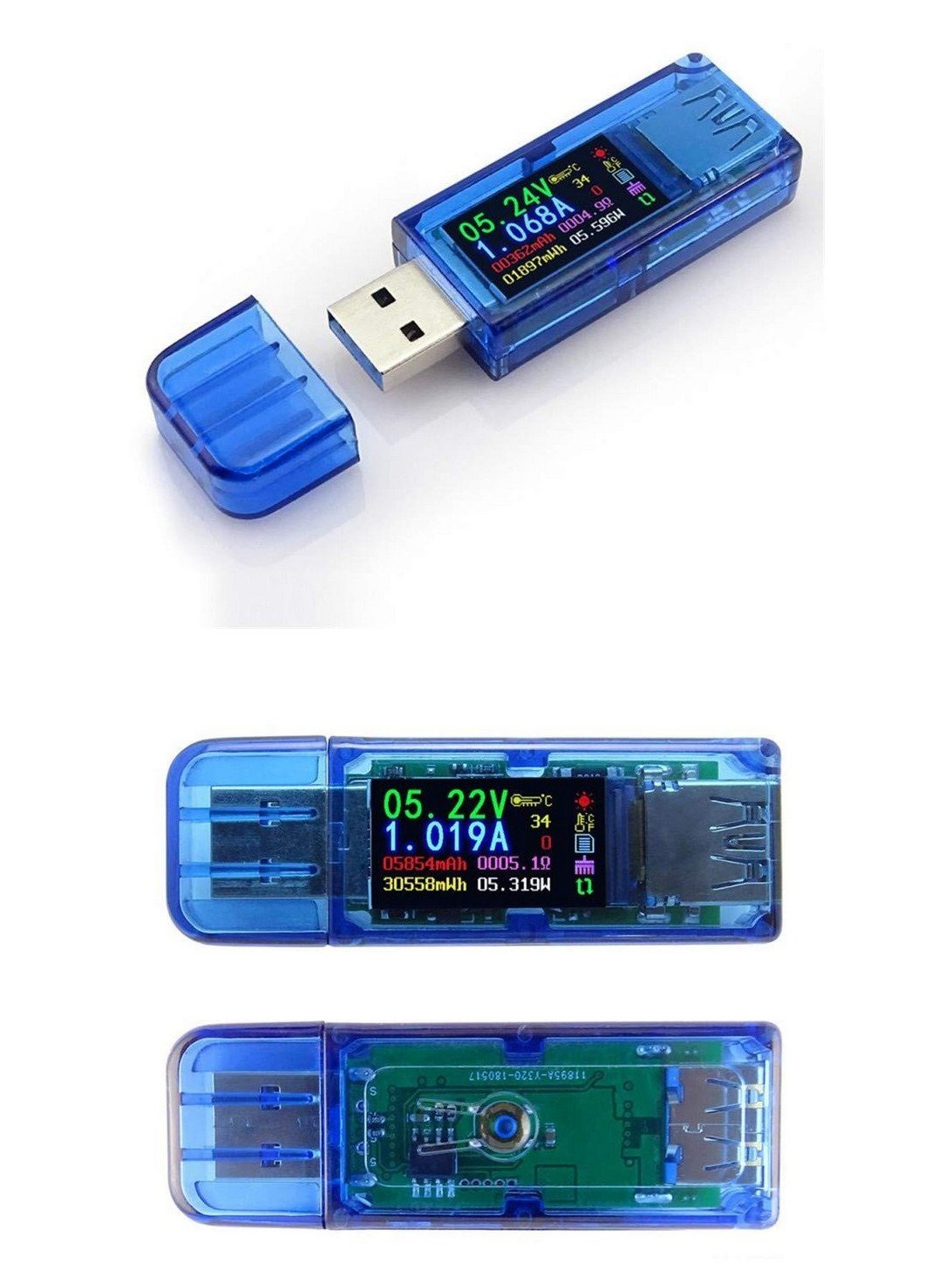 efillooc at-34 usb tester voltmeter