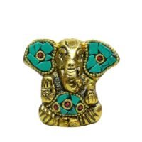 efillooc metal handicraft ganesh figurine statue small