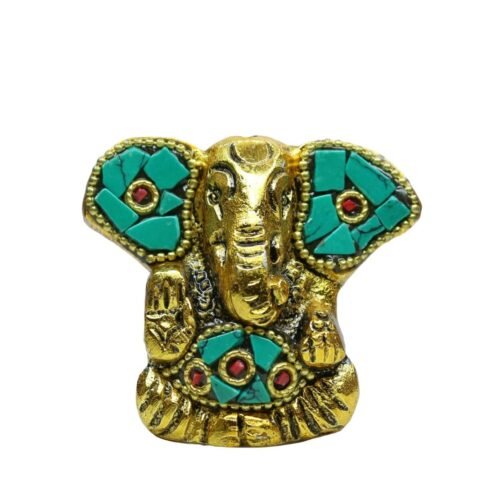 efillooc metal handicraft ganesh figurine statue small