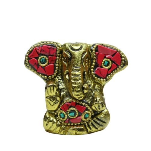 efillooc metal handicraft ganesh figurine statue small