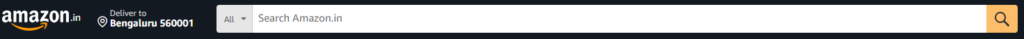 efillooc.com representation of amazon.in search bar