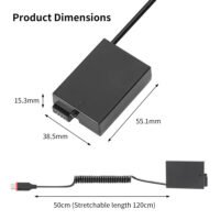 efillooc dummy battery for canon lp-e8 lp-e6 lpe-12 lp-e17
